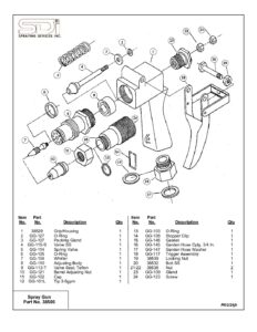 38505 Spray Gun 2-24 - Spraying Devices